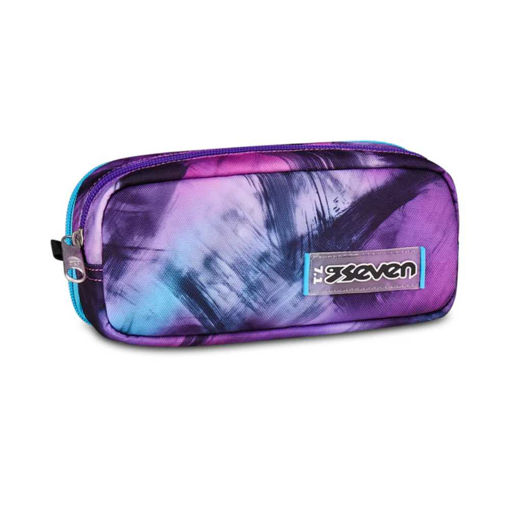 Picture of SEVEN 2 ZIP PINK FUSION PENCIL CASE